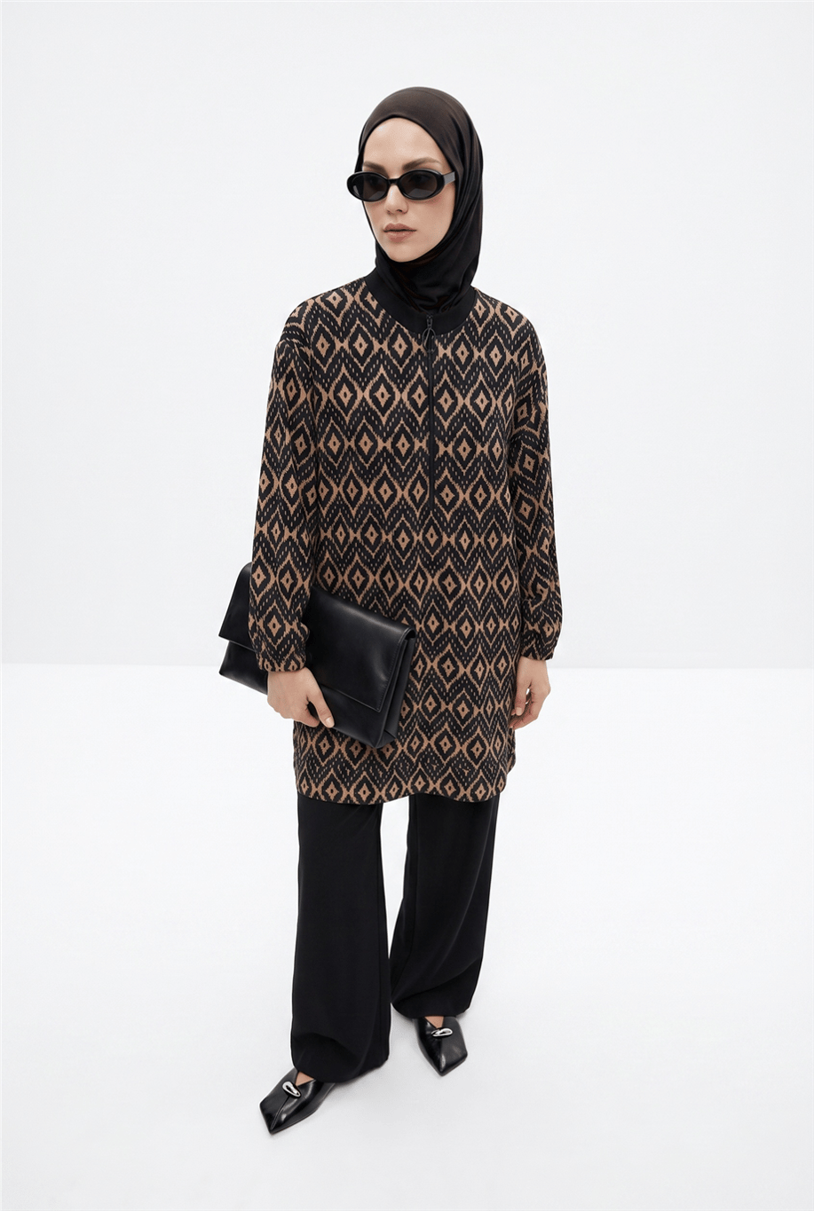 Armine Trend Tunik Kahve - 26YT473