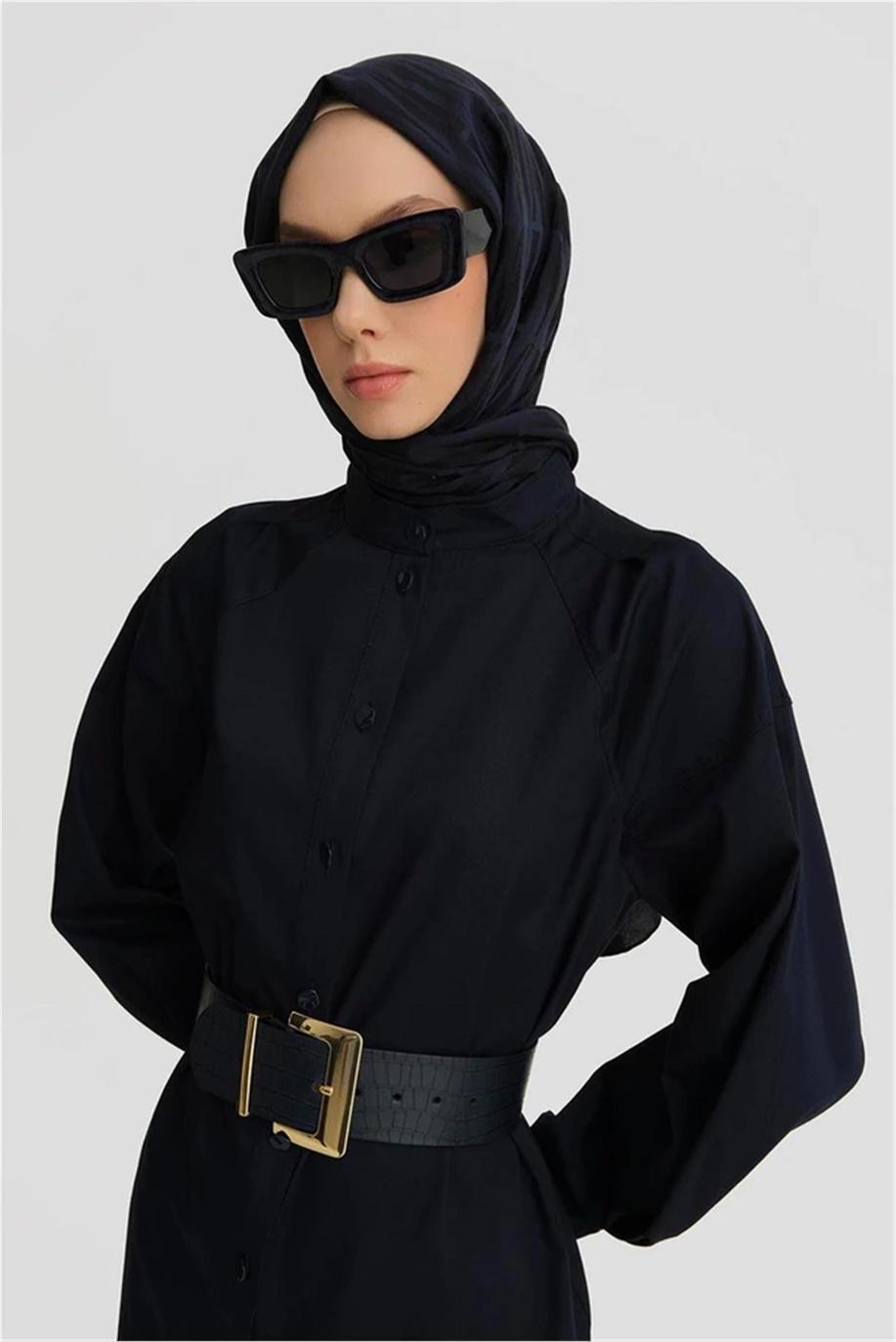 Armine Tunik Lacivert - 25Y4612