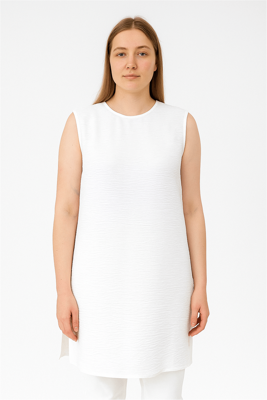 Basıc Kolsuz İçlik Ekru - 25Yİ26989