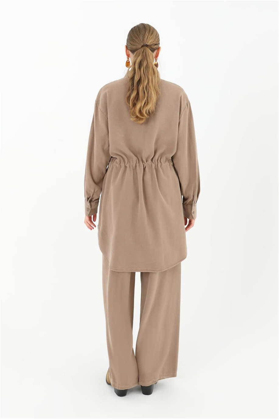 Beli Ayarlanabilir Kahve Tunik