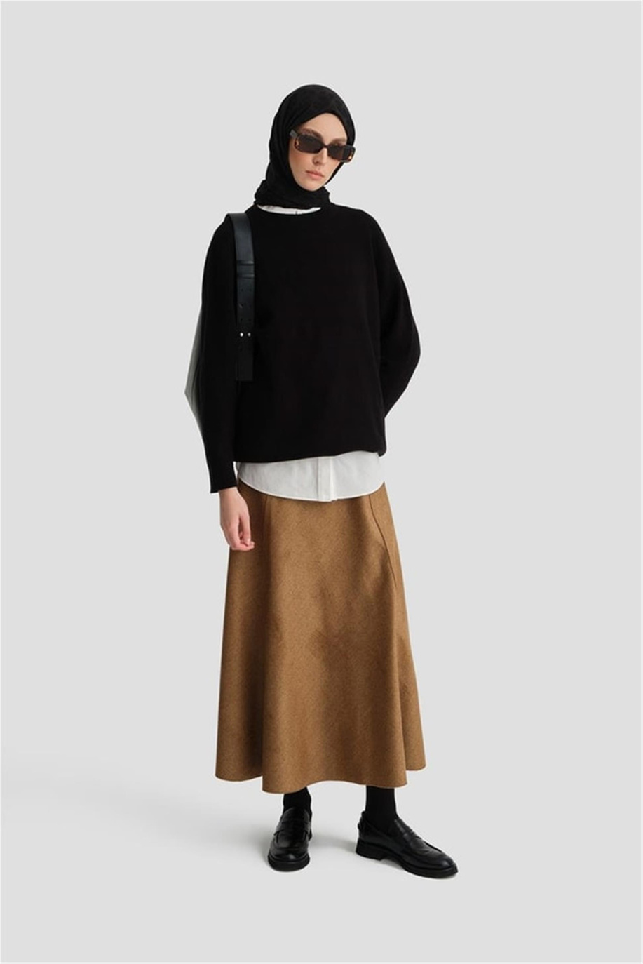 Beş Parçalı Camel Etek