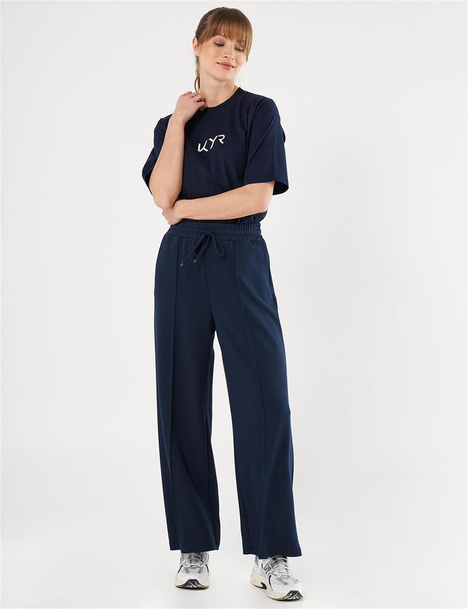 Çima Dikişli Scuba Pantolon Lacivert