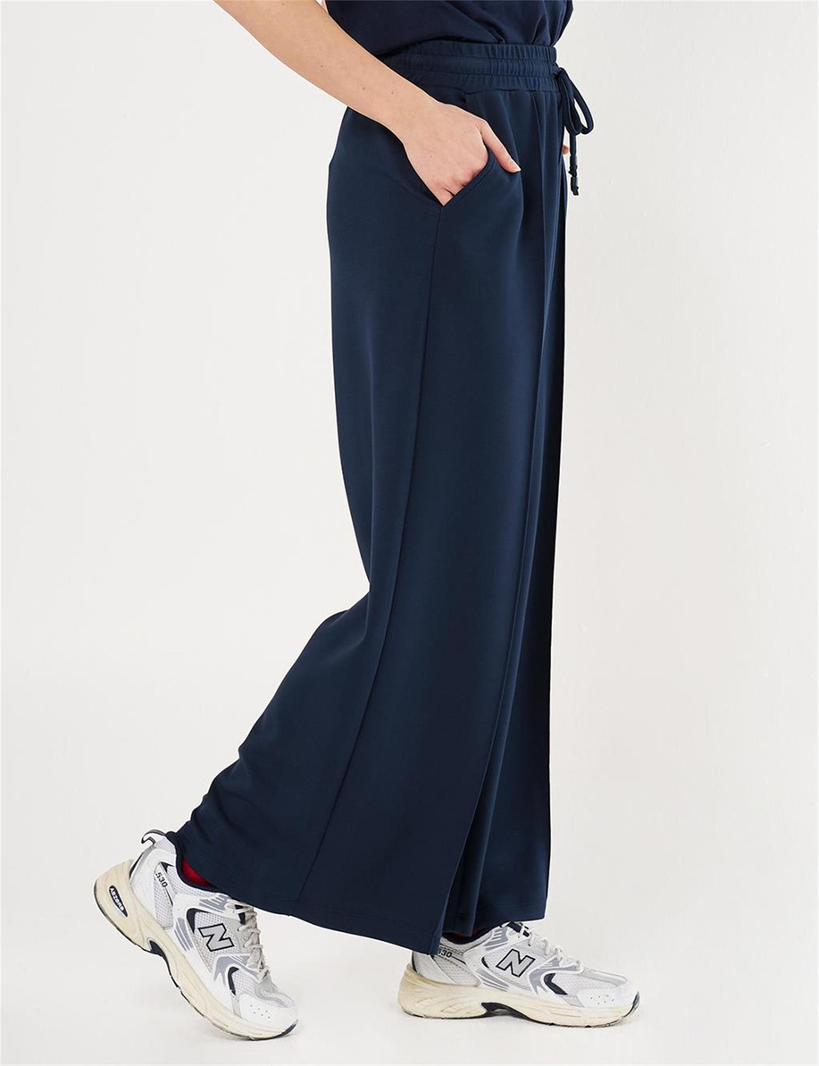 Çima Dikişli Scuba Pantolon Lacivert