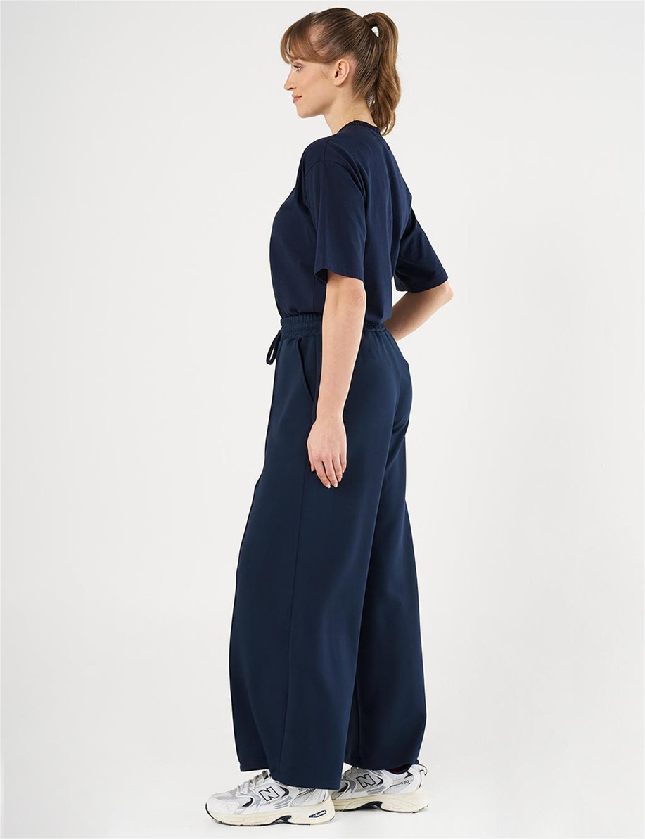 Çima Dikişli Scuba Pantolon Lacivert