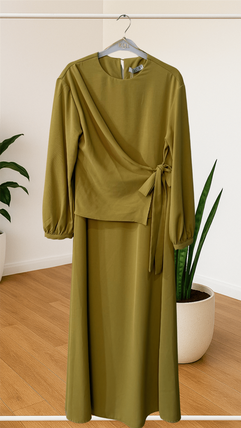 İkoll Elbise Hardal - 26Yİ36631