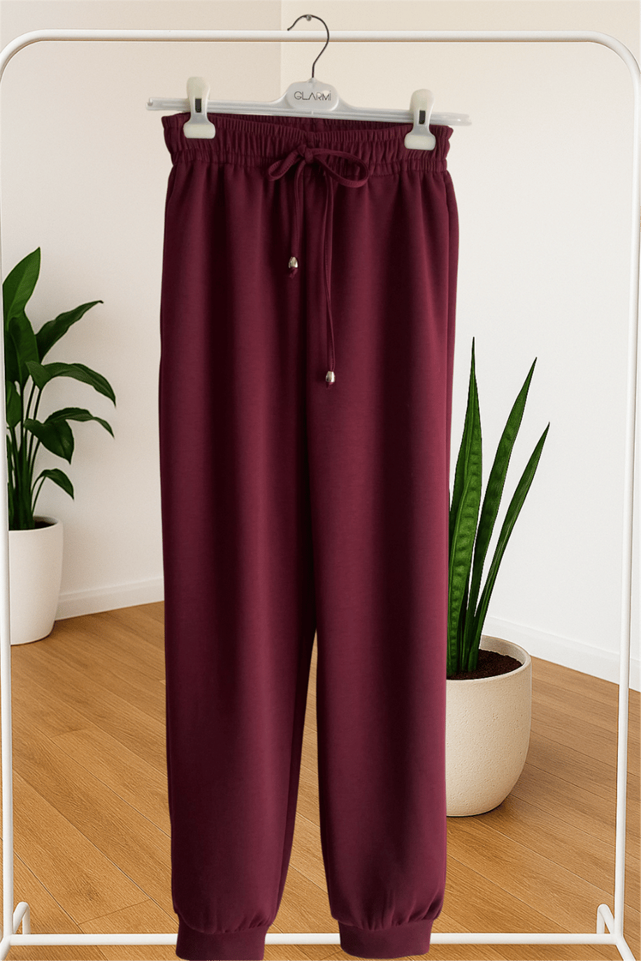 İkoll Jogger Modal Pantolon Bordo - 25Kİ5382