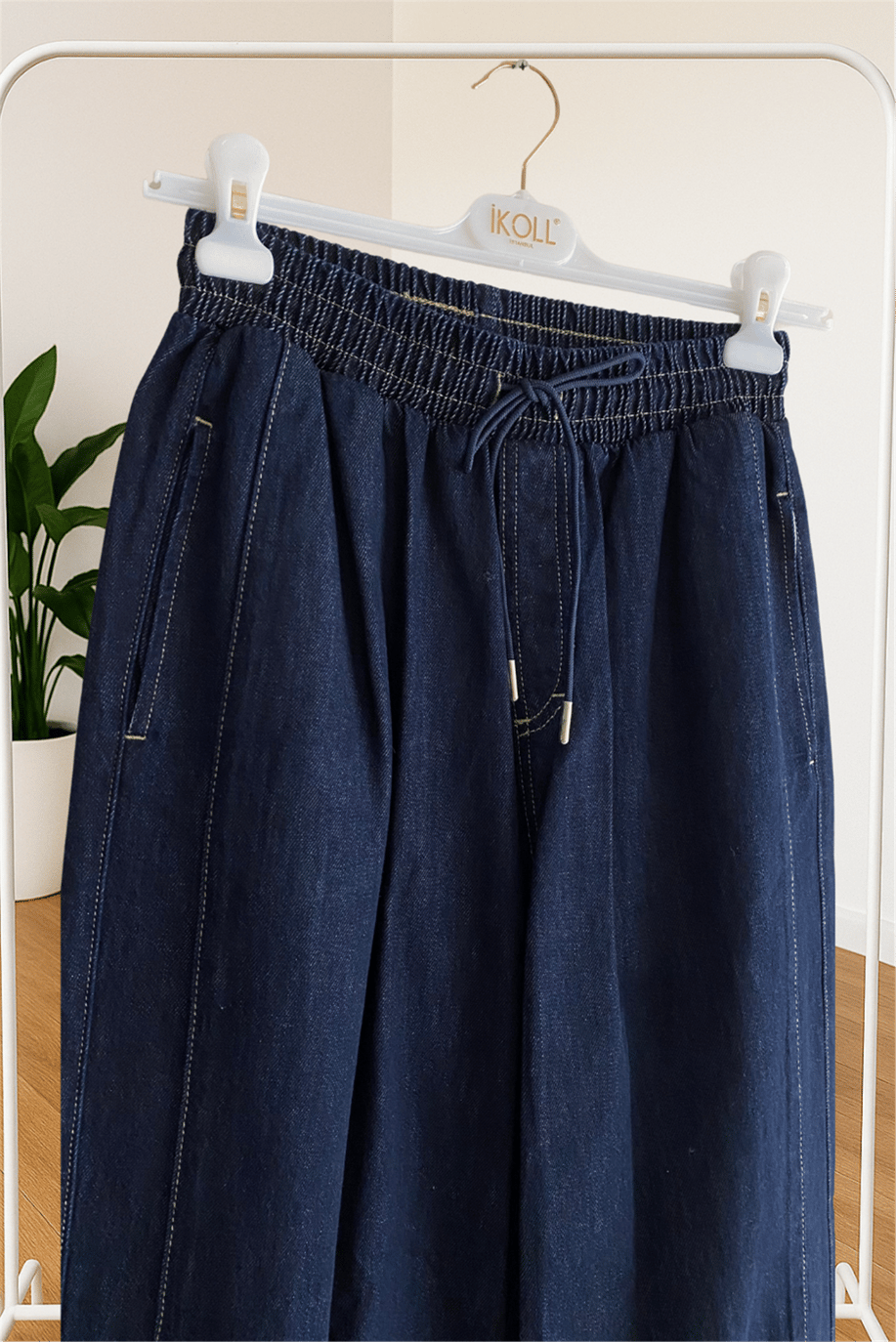 İkoll Konik Fit Denim Pantolon Lacivert - 25Kİ35846