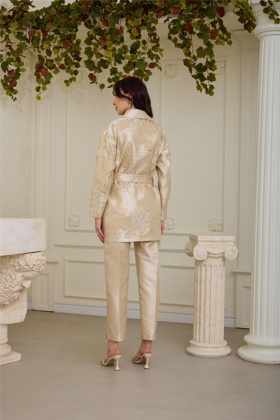 İpek Şantuk Pantolon Bej