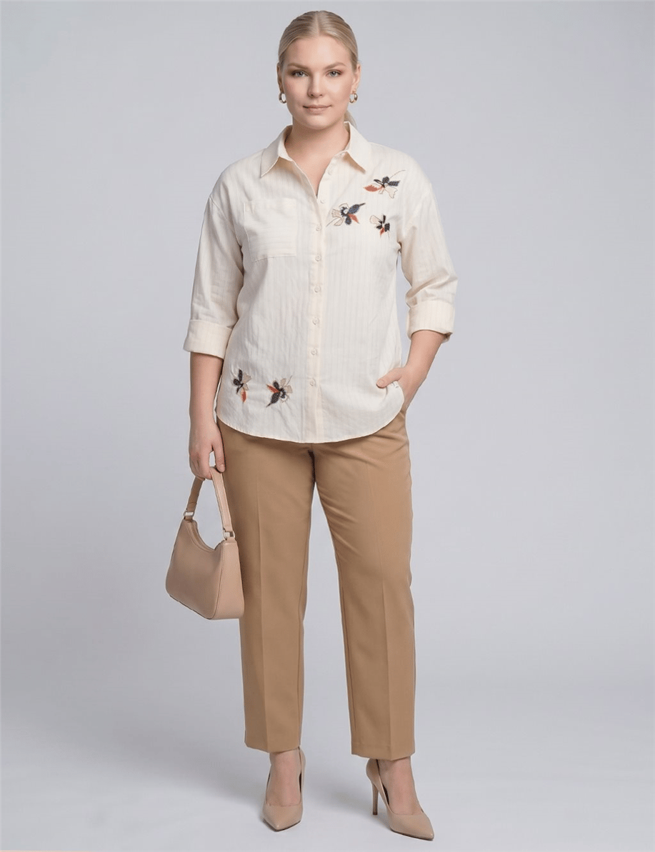 Kayra Bluz Krem - KA-B26-11043