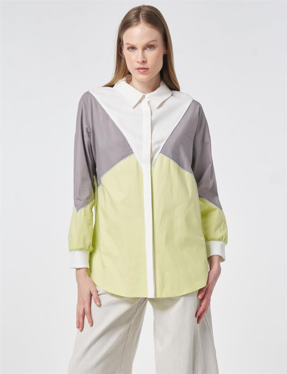 Kayra Bluz Lime - KA-B26-11036