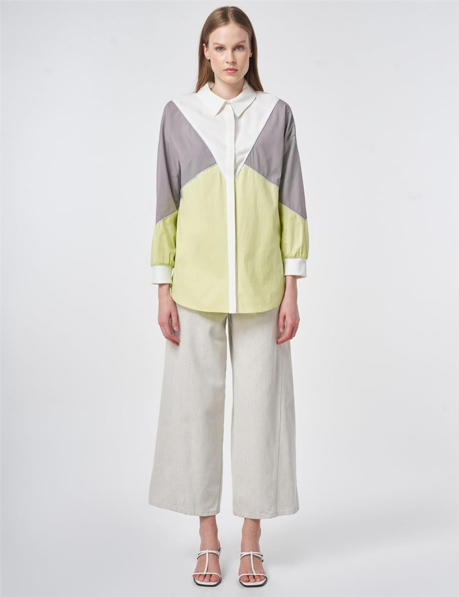 Kayra Bluz Lime - KA-B26-11036
