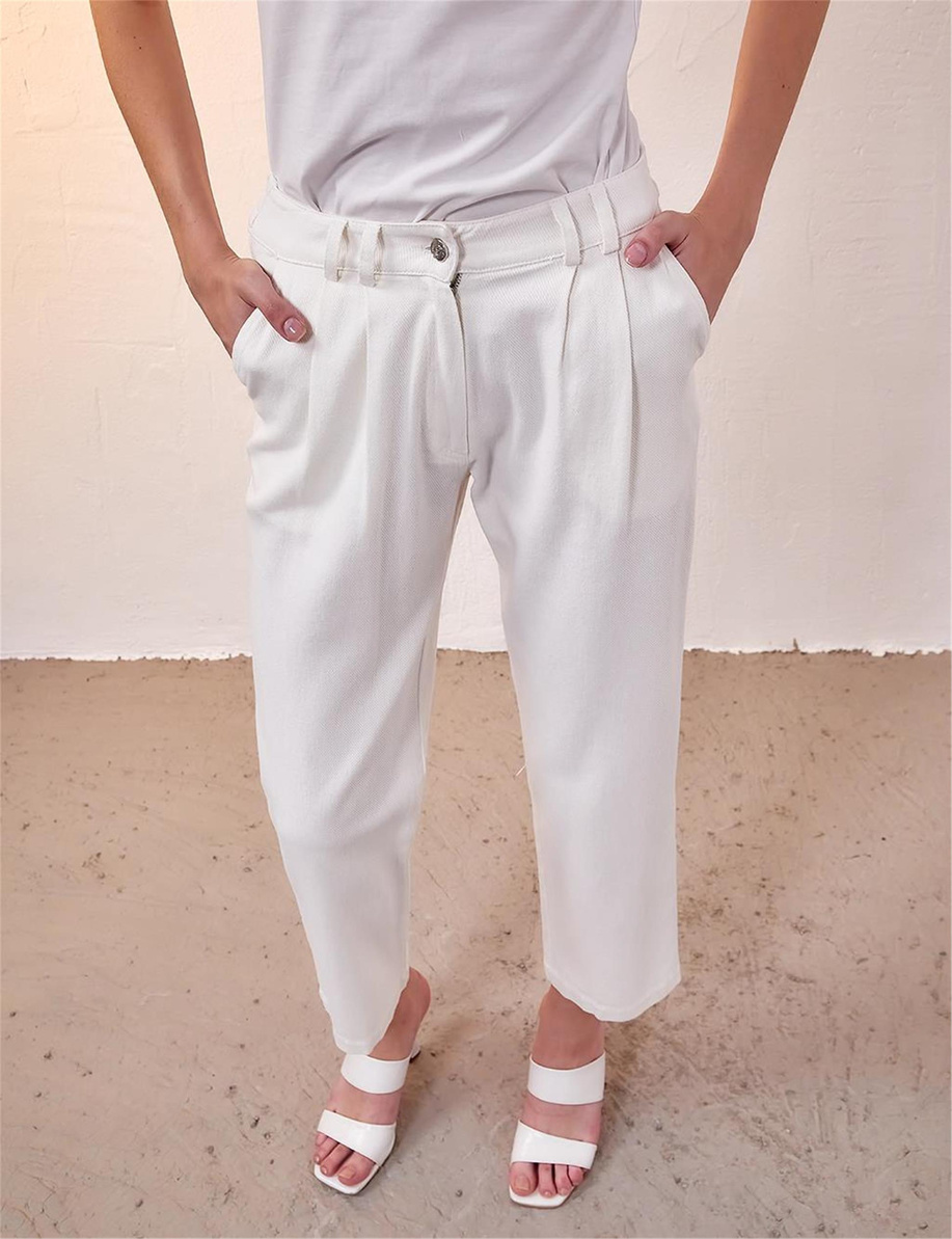 Kayra Ekru Pantolon