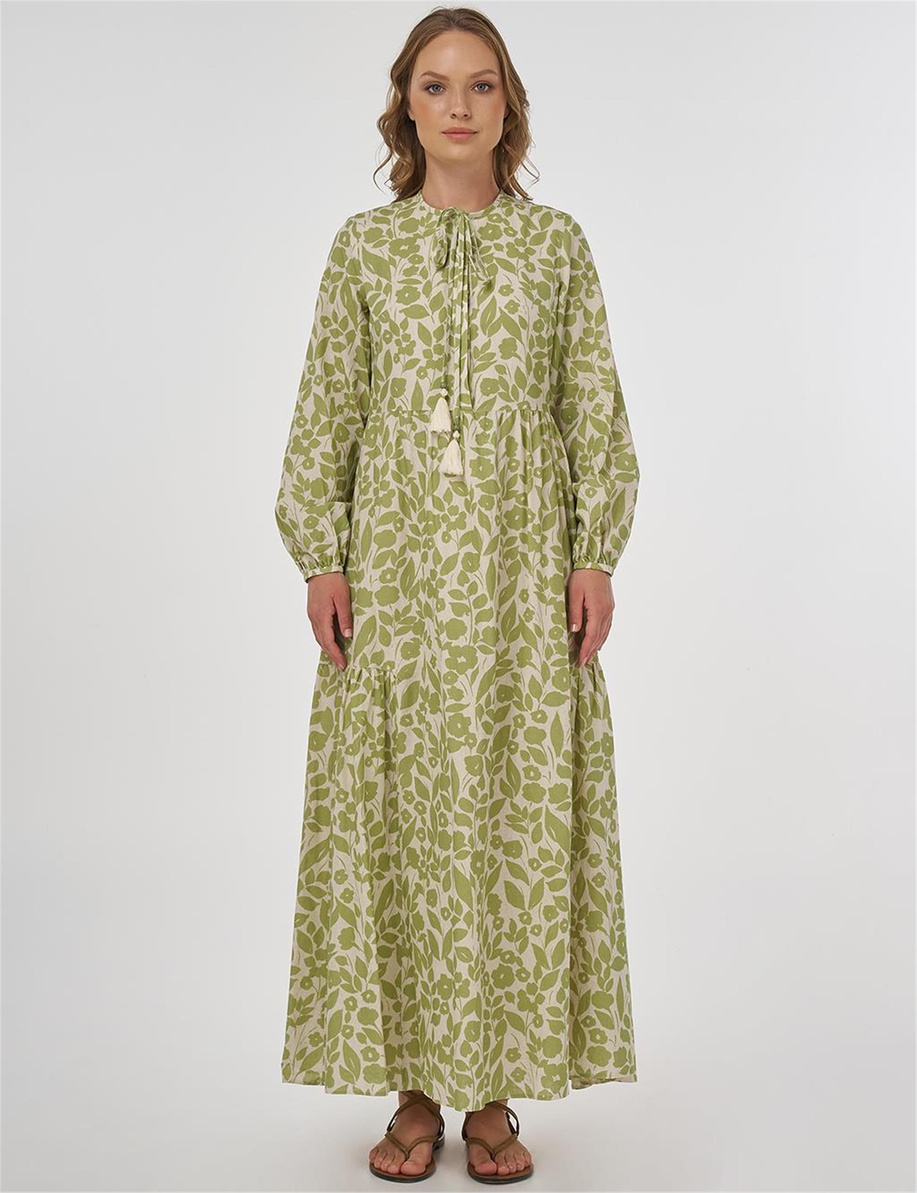 Kayra Elbise Ka-B25-23103 Fıstık Yeşili