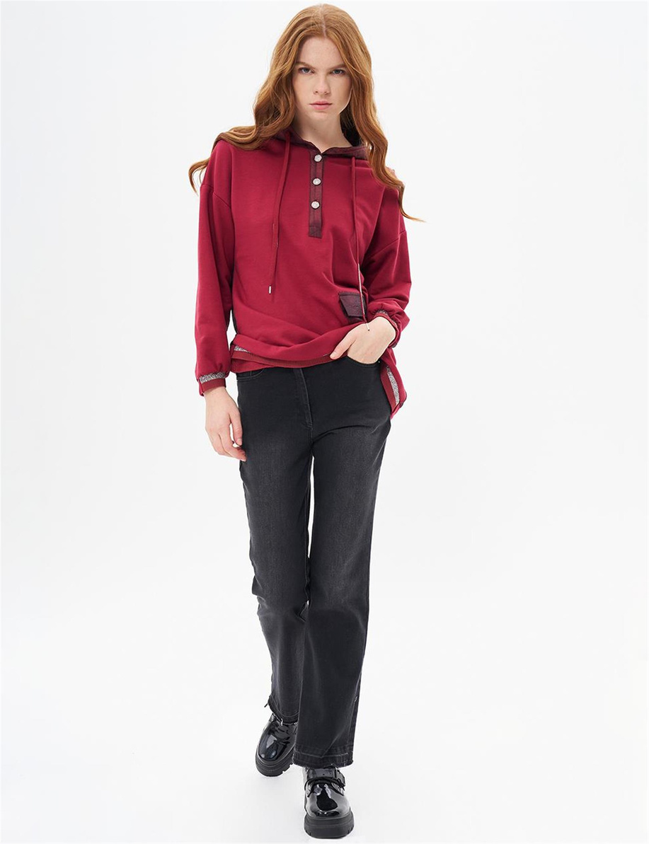 Kayra Kırmızı Sweatshırt