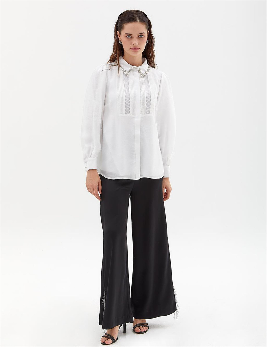 Kayra Optik Beyaz Gömlek