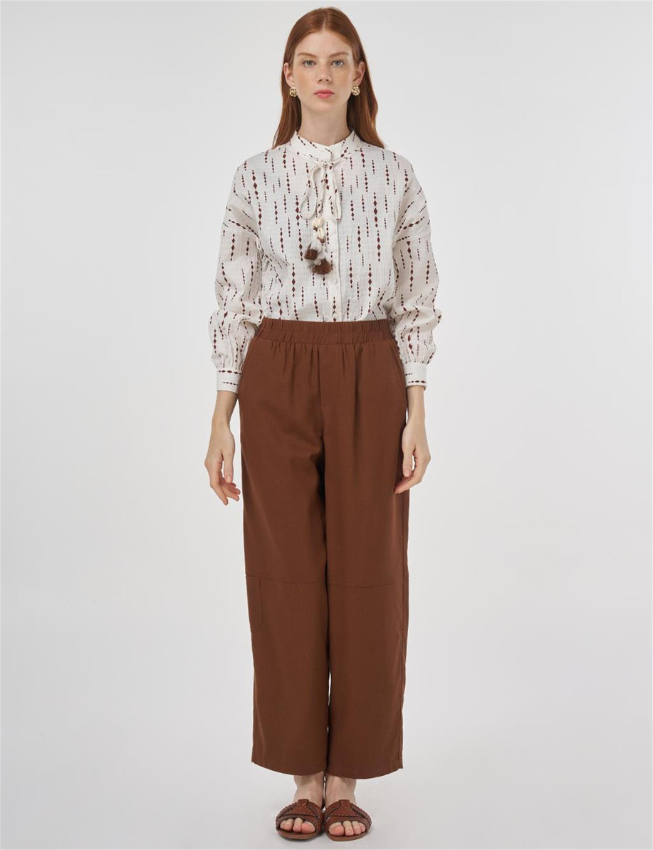 Kayra Pantolon Ka-B25-19115 Kahve