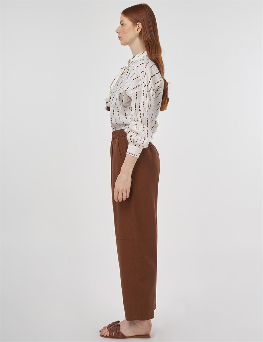 Kayra Pantolon Ka-B25-19115 Kahve