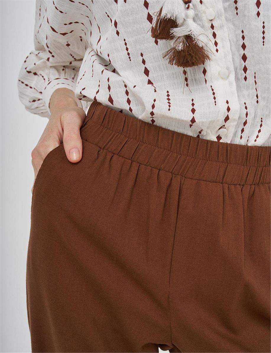 Kayra Pantolon Ka-B25-19115 Kahve