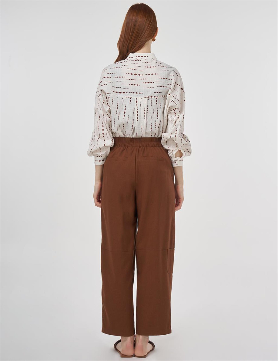 Kayra Pantolon Ka-B25-19115 Kahve