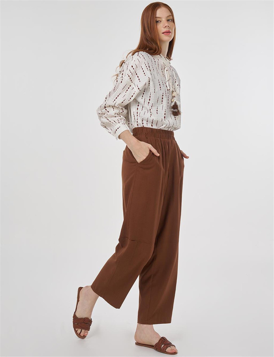 Kayra Pantolon Ka-B25-19115 Kahve