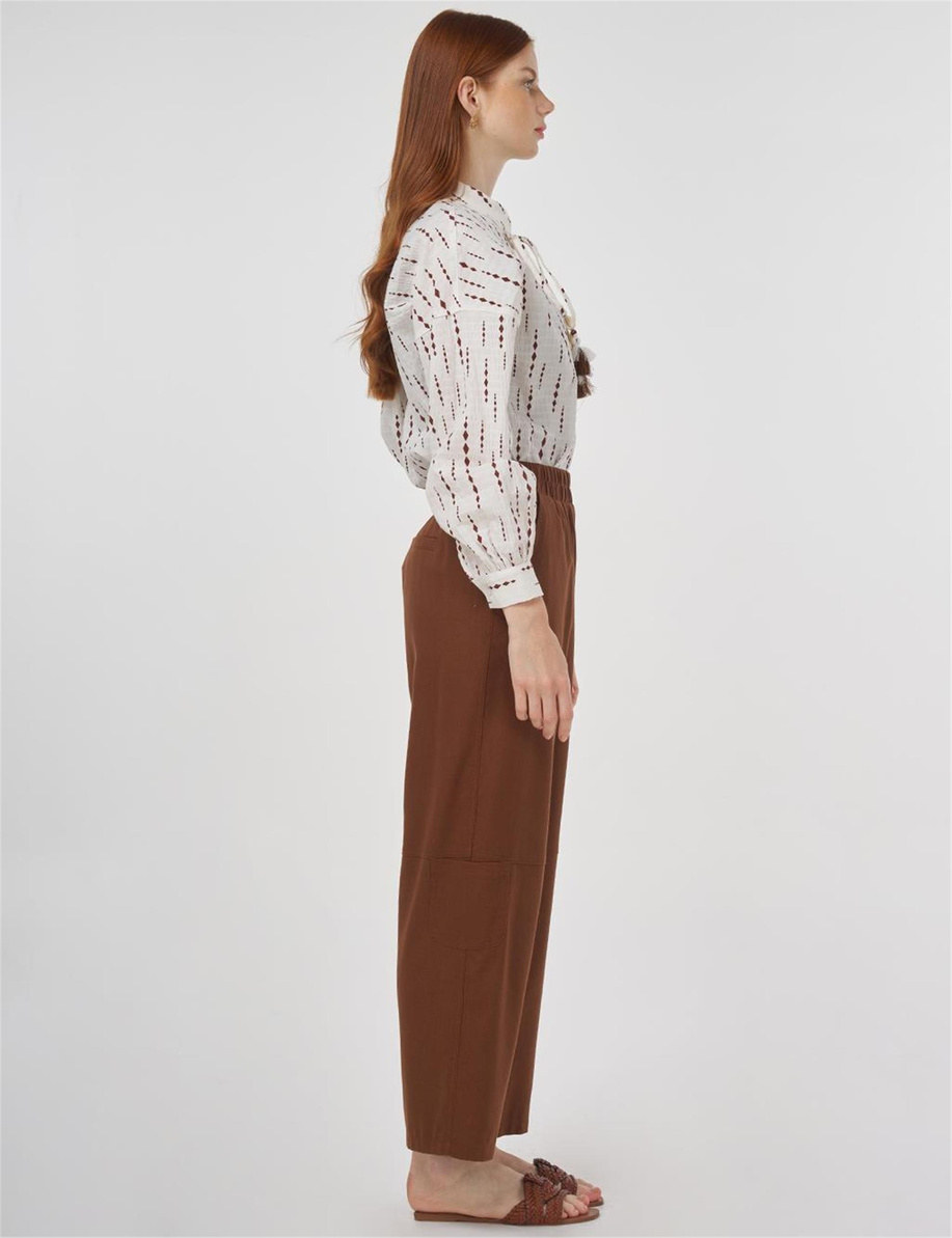 Kayra Pantolon Ka-B25-19115 Kahve