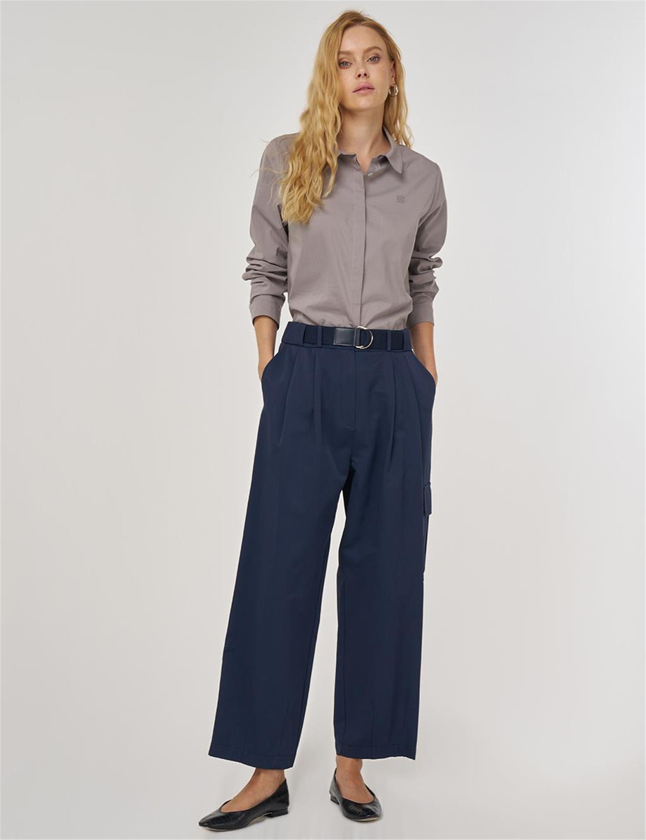 Kayra Pantolon Koyu Laci