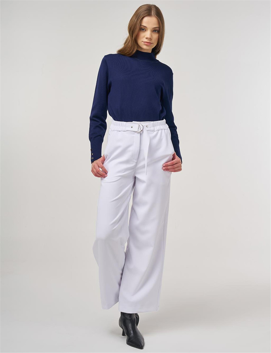 Kayra Pantolon Optik Beyaz - KA-B25-19014