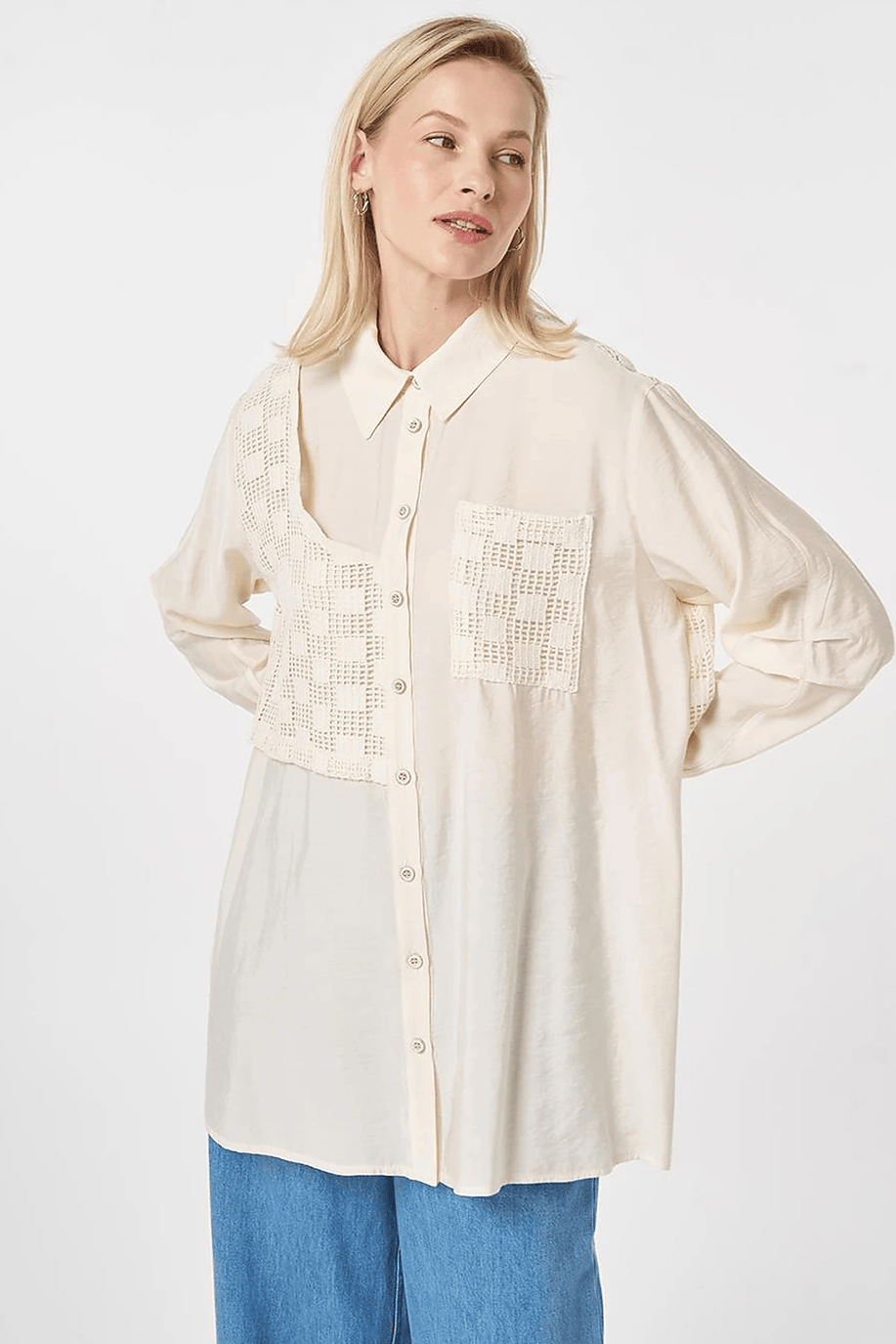 Kayra Tunik Krem - KA-B26-21191
