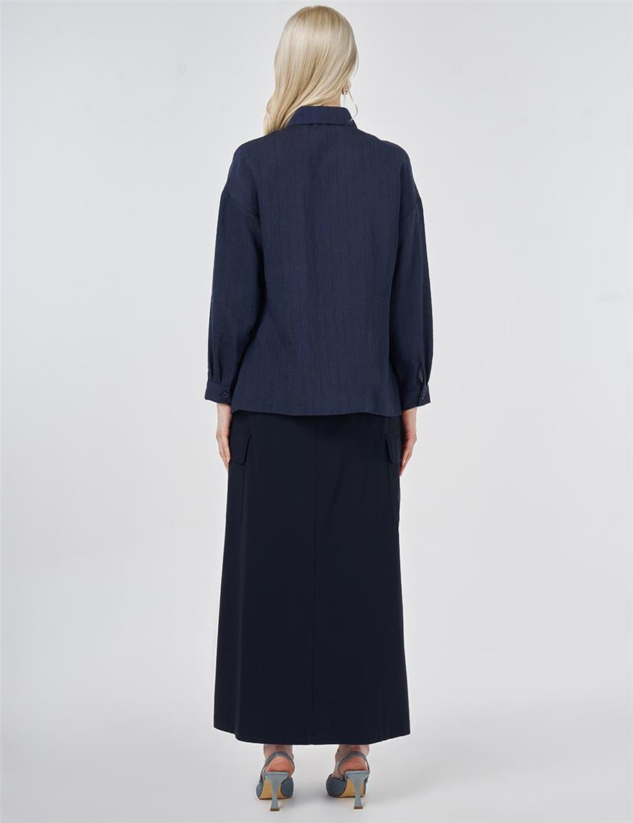 Kayra Tunik Lacivert - KA-B26-21051