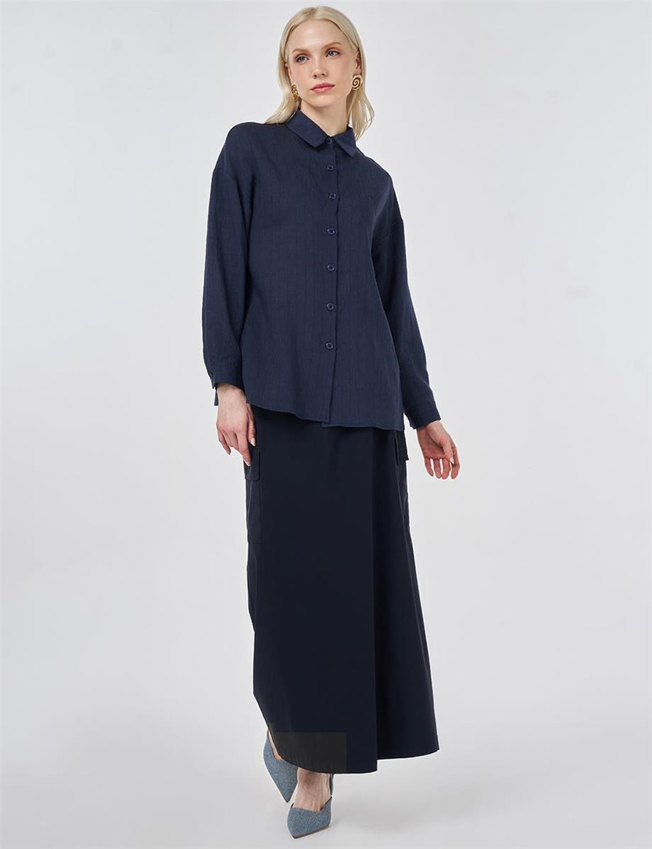 Kayra Tunik Lacivert - KA-B26-21051