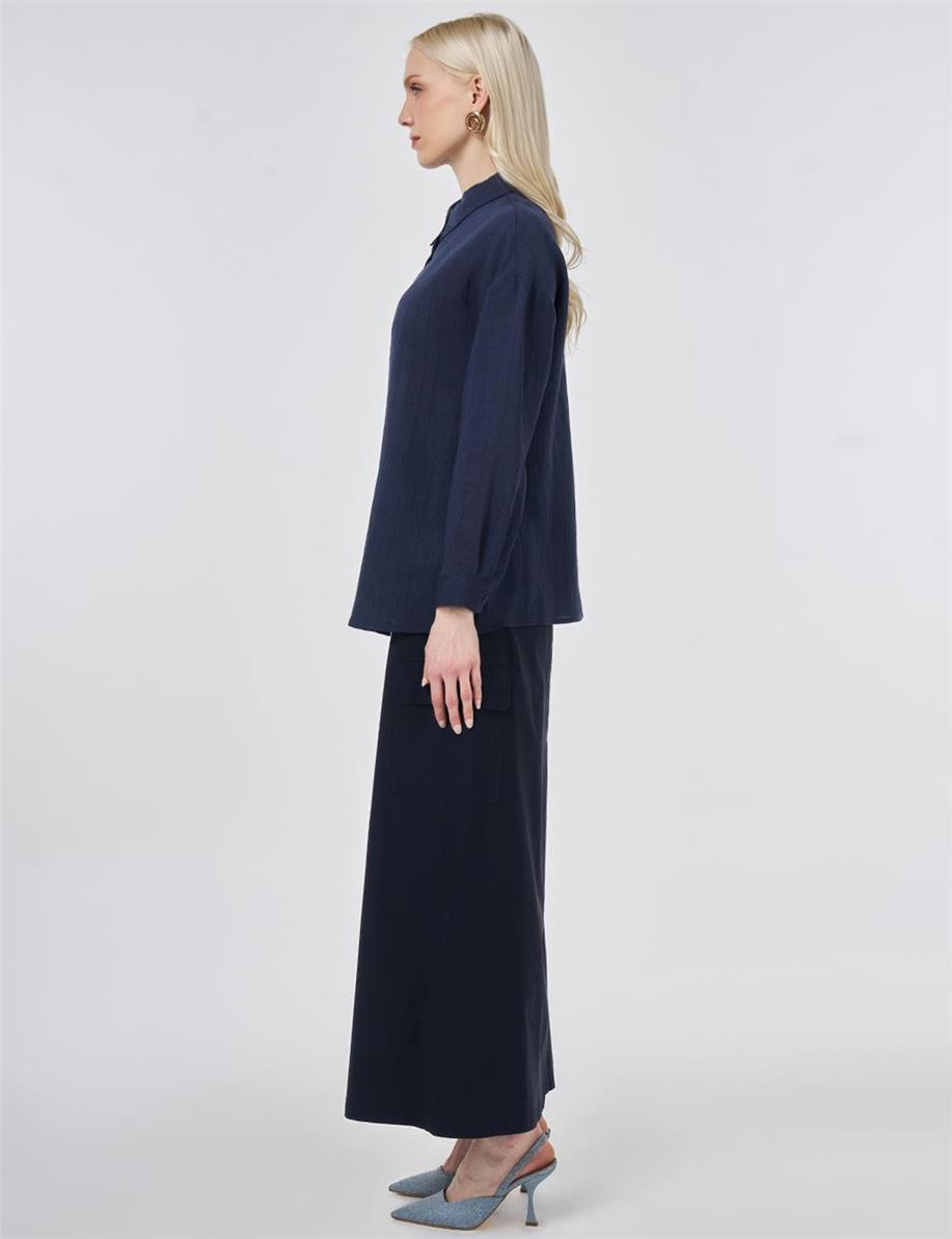 Kayra Tunik Lacivert - KA-B26-21051