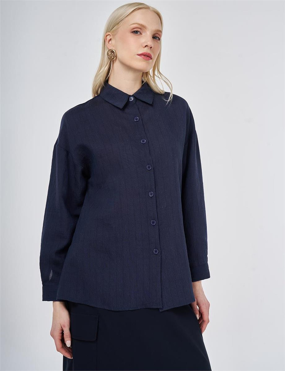 Kayra Tunik Lacivert - KA-B26-21051