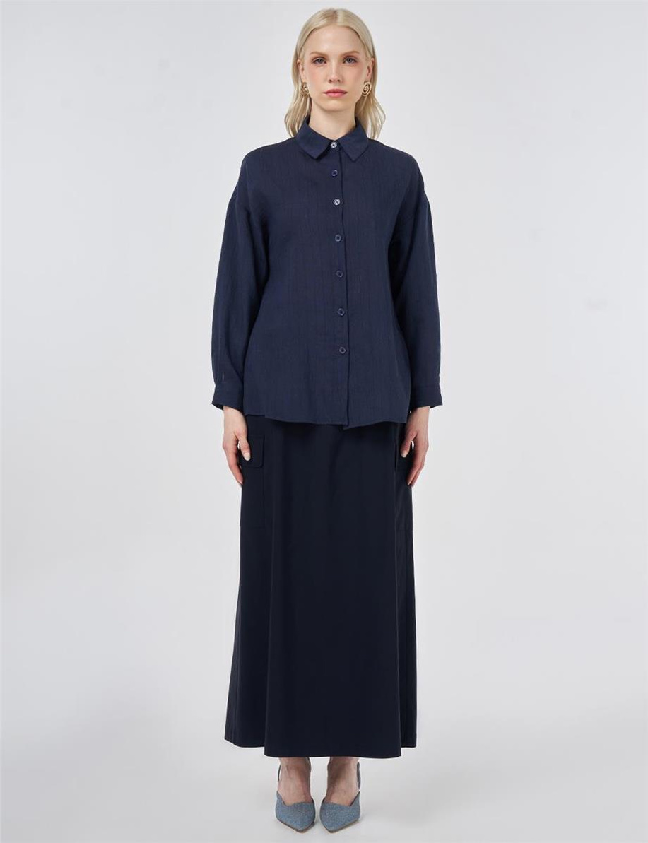 Kayra Tunik Lacivert - KA-B26-21051
