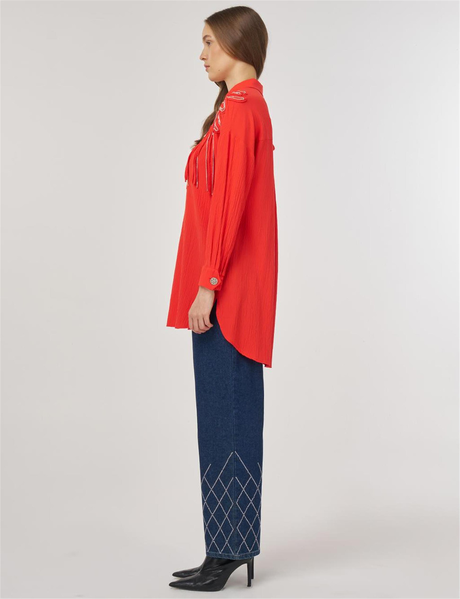 Kyr Bluz Kırmızı - KY-B25-71008