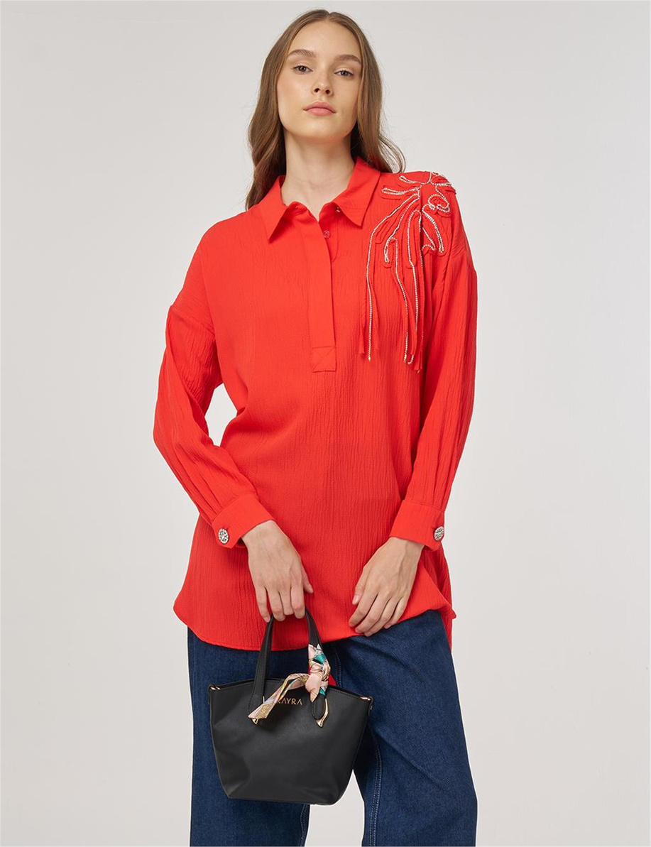 Kyr Bluz Kırmızı - KY-B25-71008
