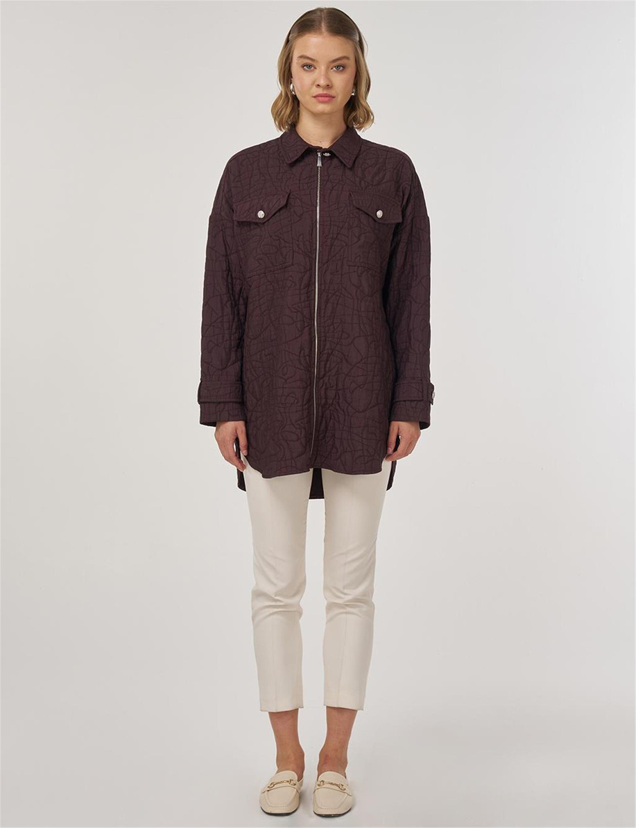 Kyr Ceket Koyu Bordo