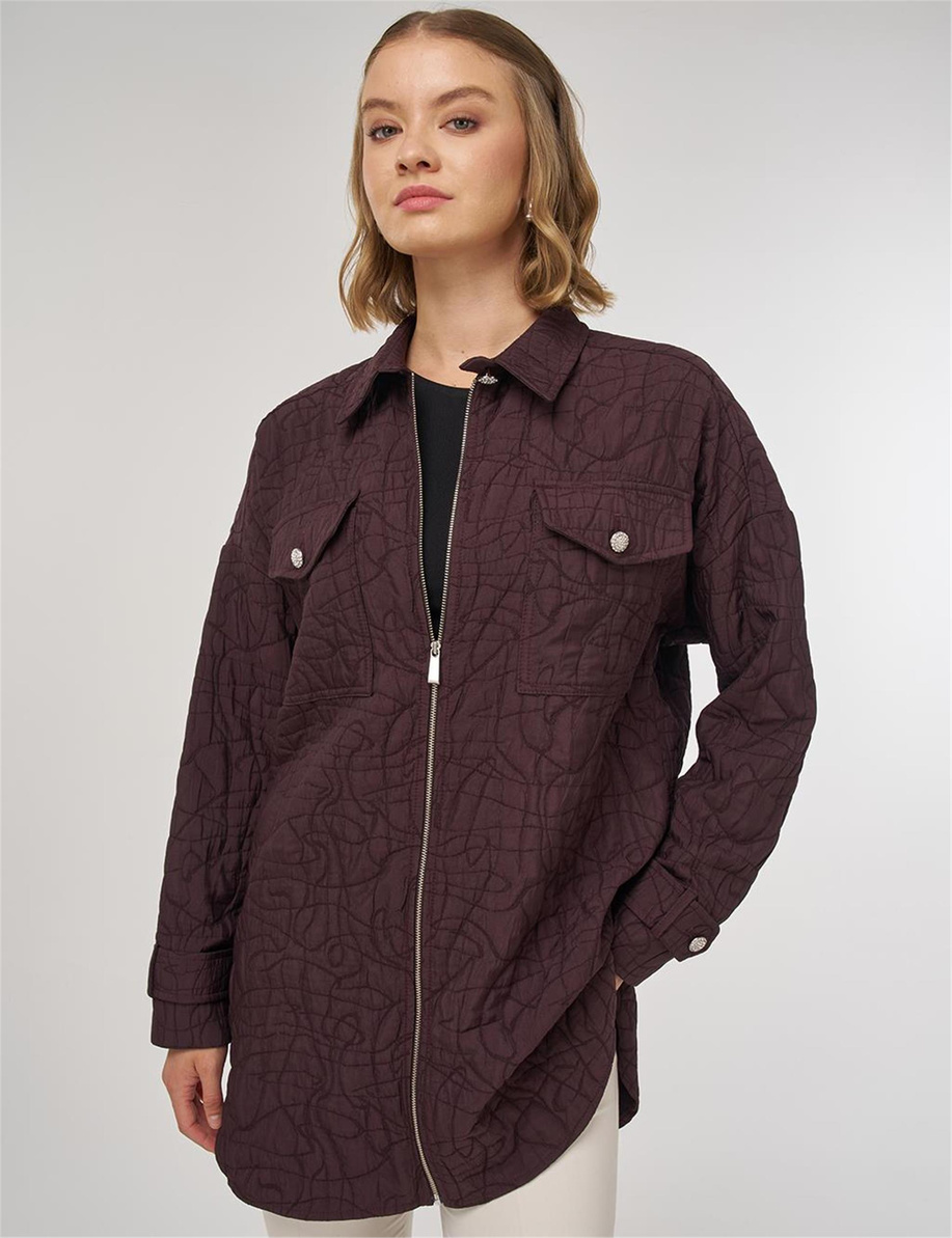 Kyr Ceket Koyu Bordo