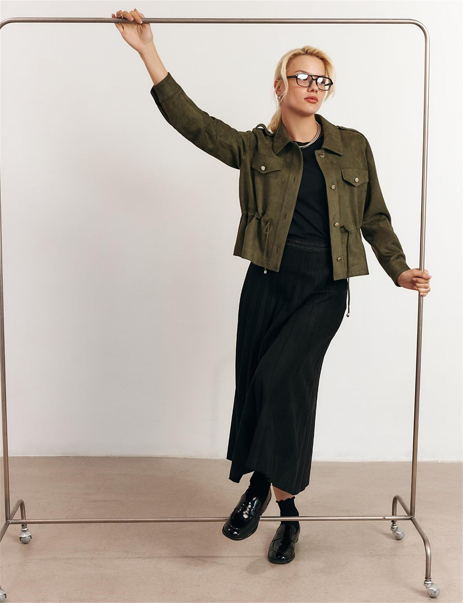 Kyr Ceket Koyu Vizon