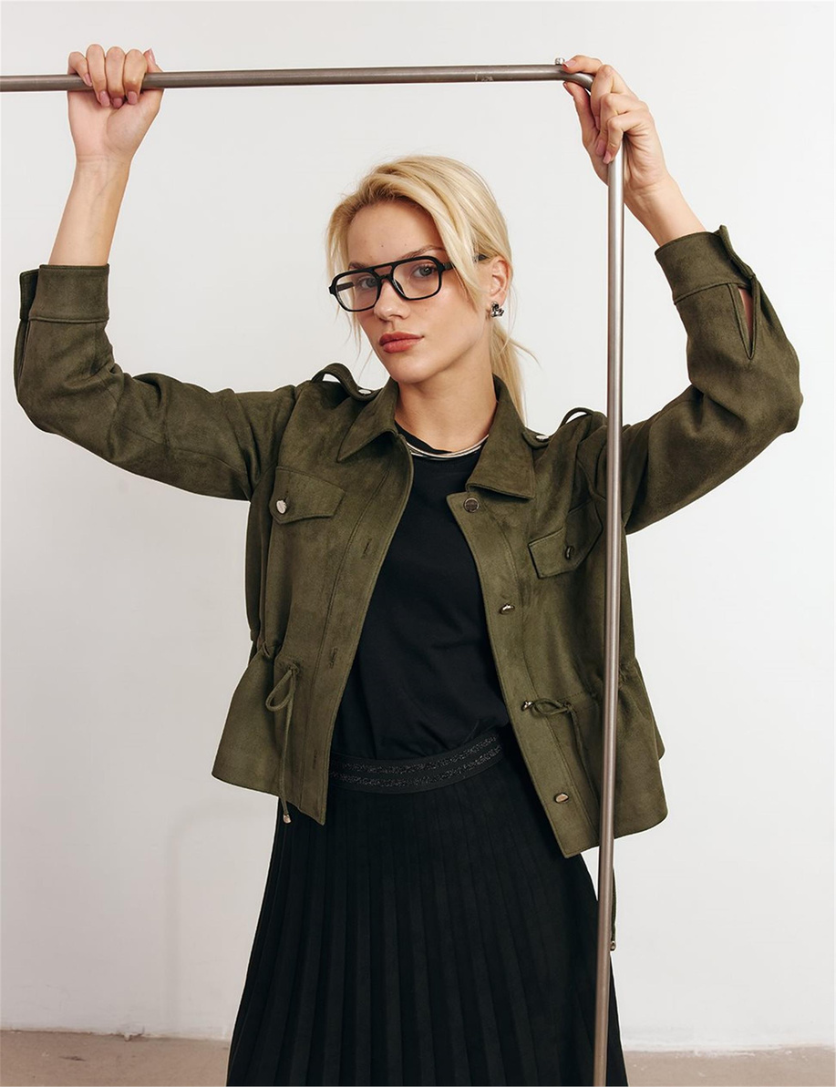 Kyr Ceket Koyu Vizon