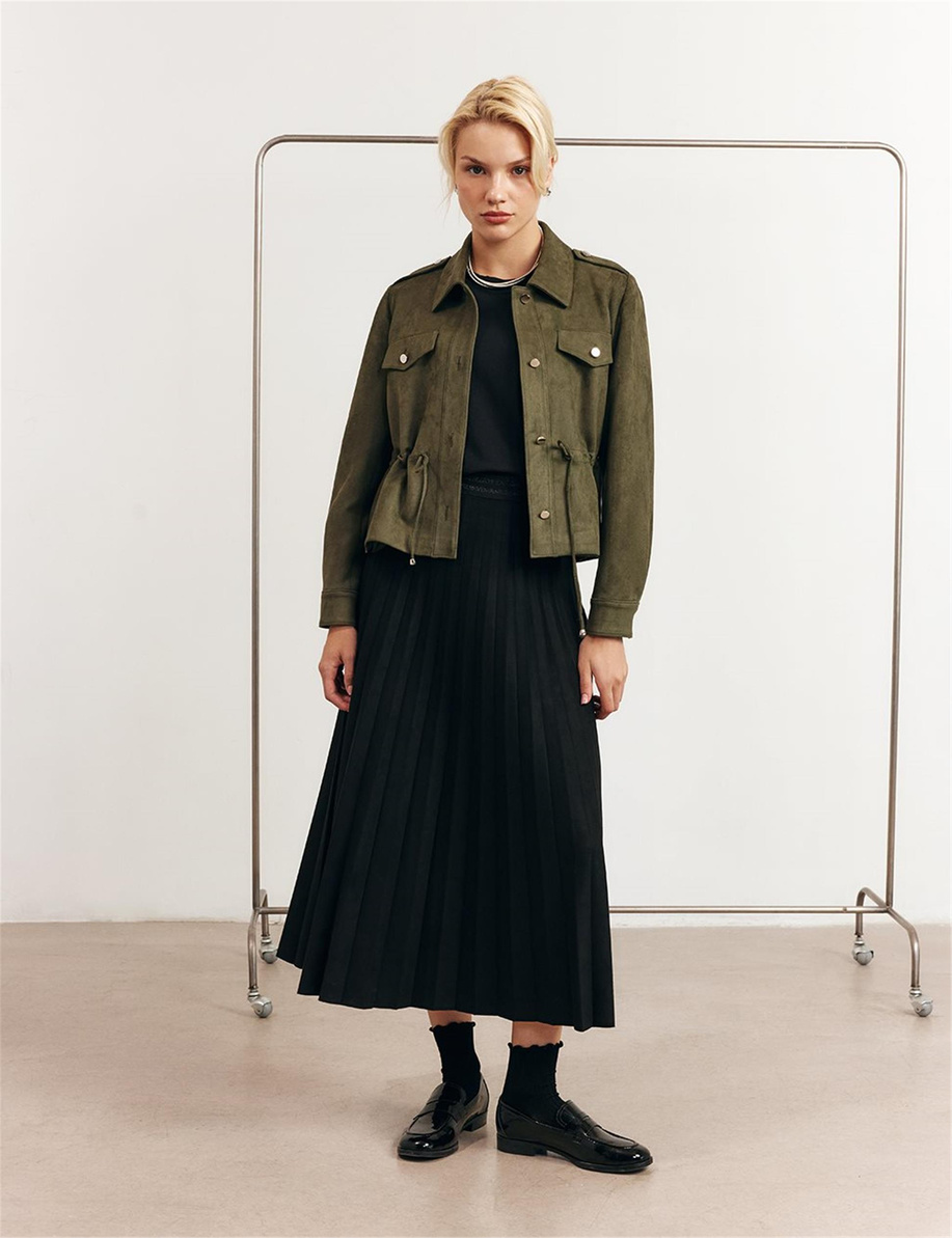 Kyr Ceket Koyu Vizon