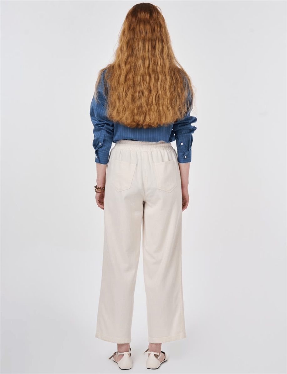 Kyr Pantolon Krem - KY-B26-79005