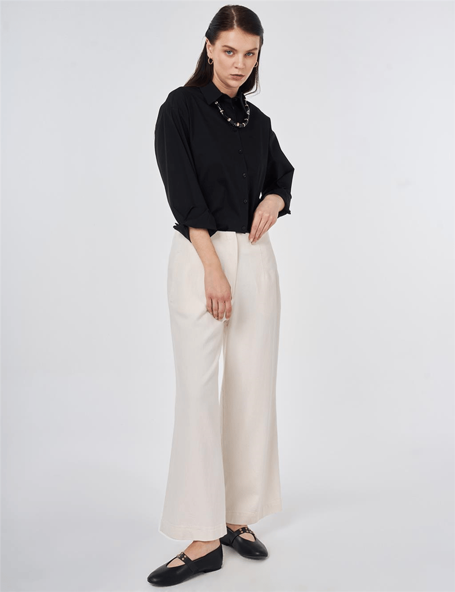 Kyr Pantolon Krem - KY-B26-79016