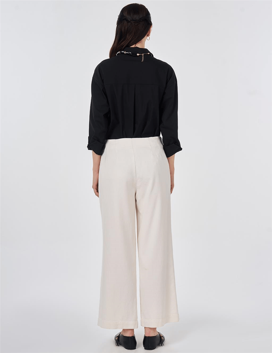 Kyr Pantolon Krem - KY-B26-79016