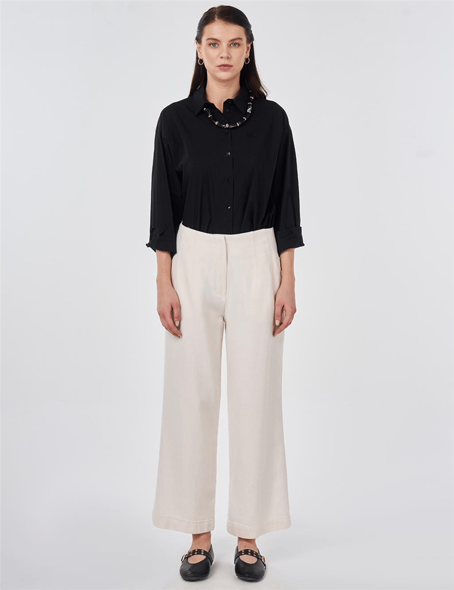 Kyr Pantolon Krem - KY-B26-79016