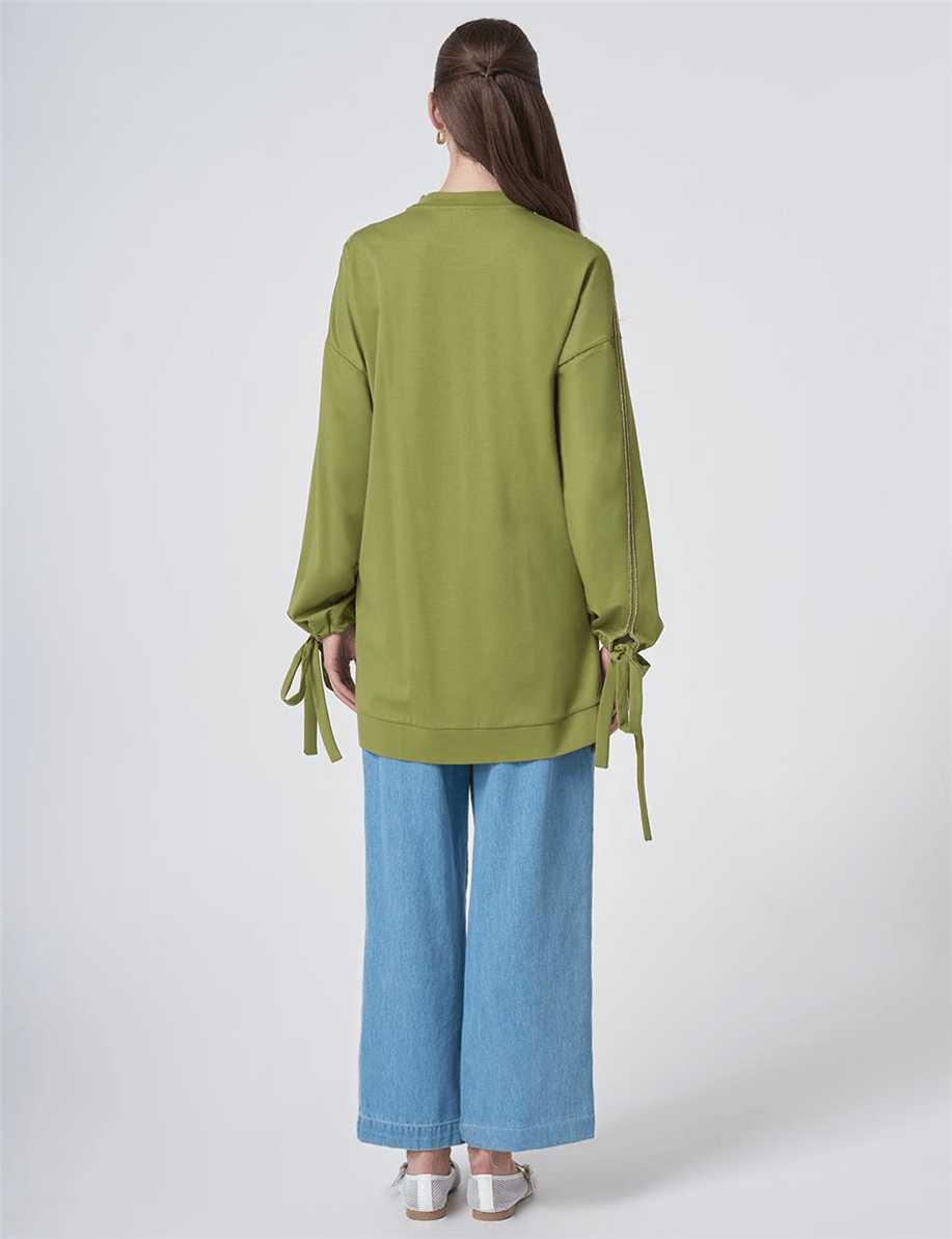Kyr Sweatshırt Matcha Yeşili - KY-B26-70030