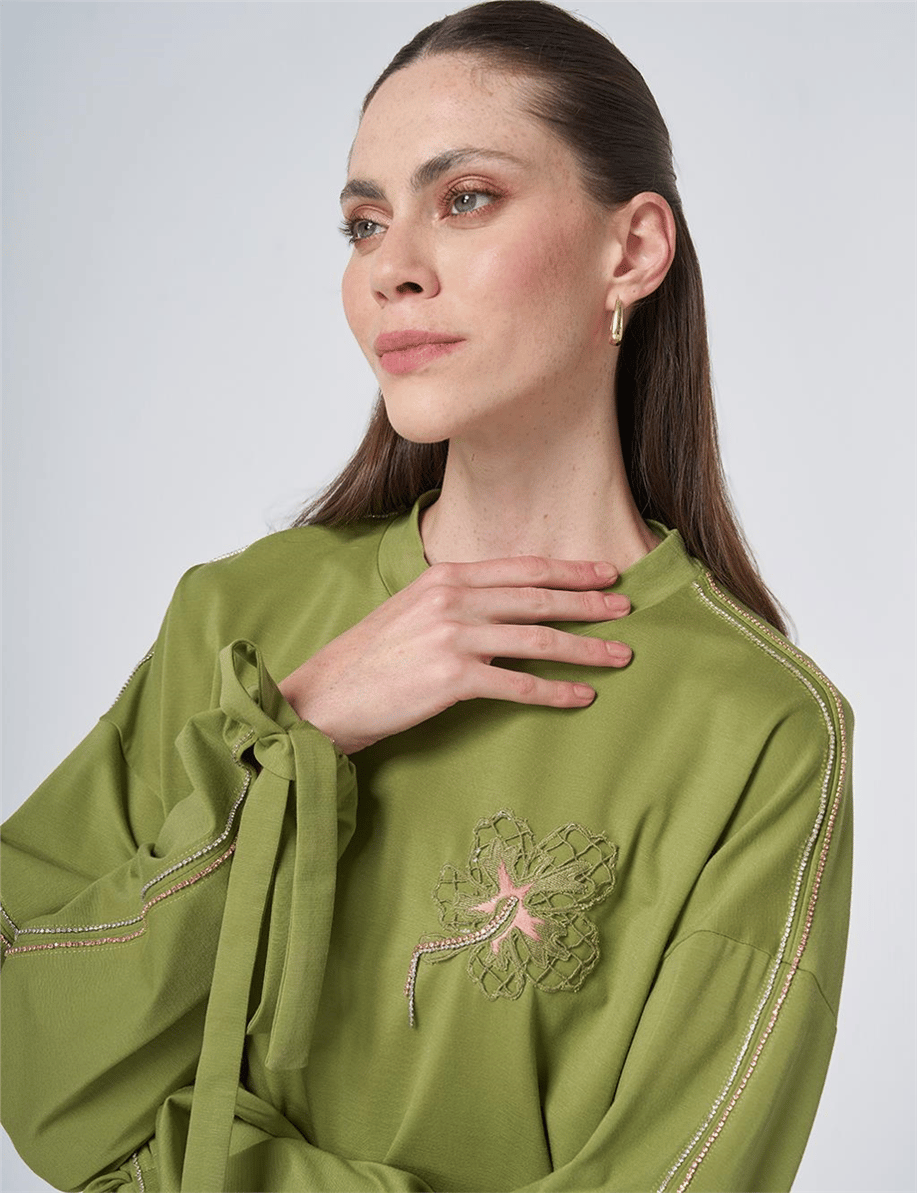 Kyr Sweatshırt Matcha Yeşili - KY-B26-70030