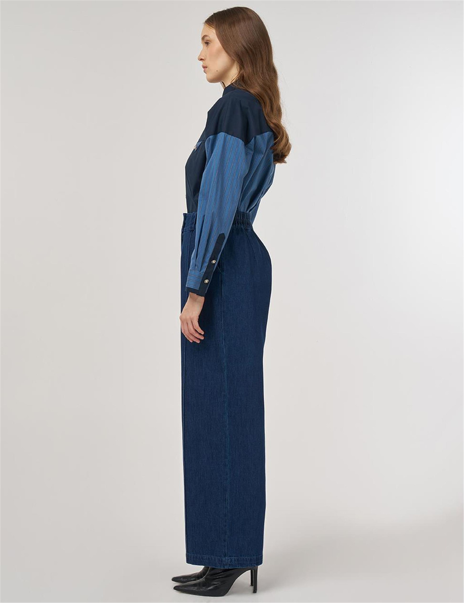 Marine Fit Denim Pantolon Siyah