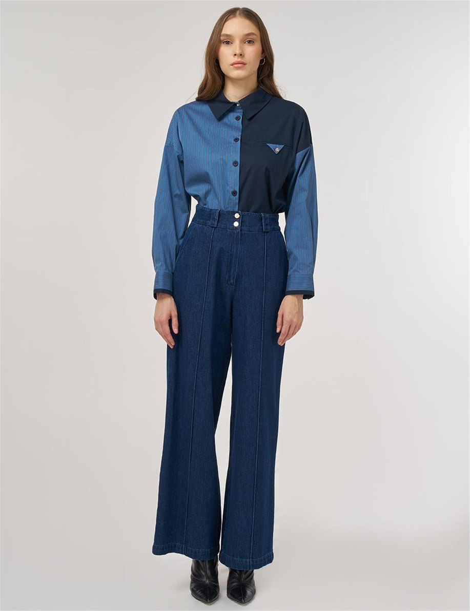 Marine Fit Denim Pantolon Siyah