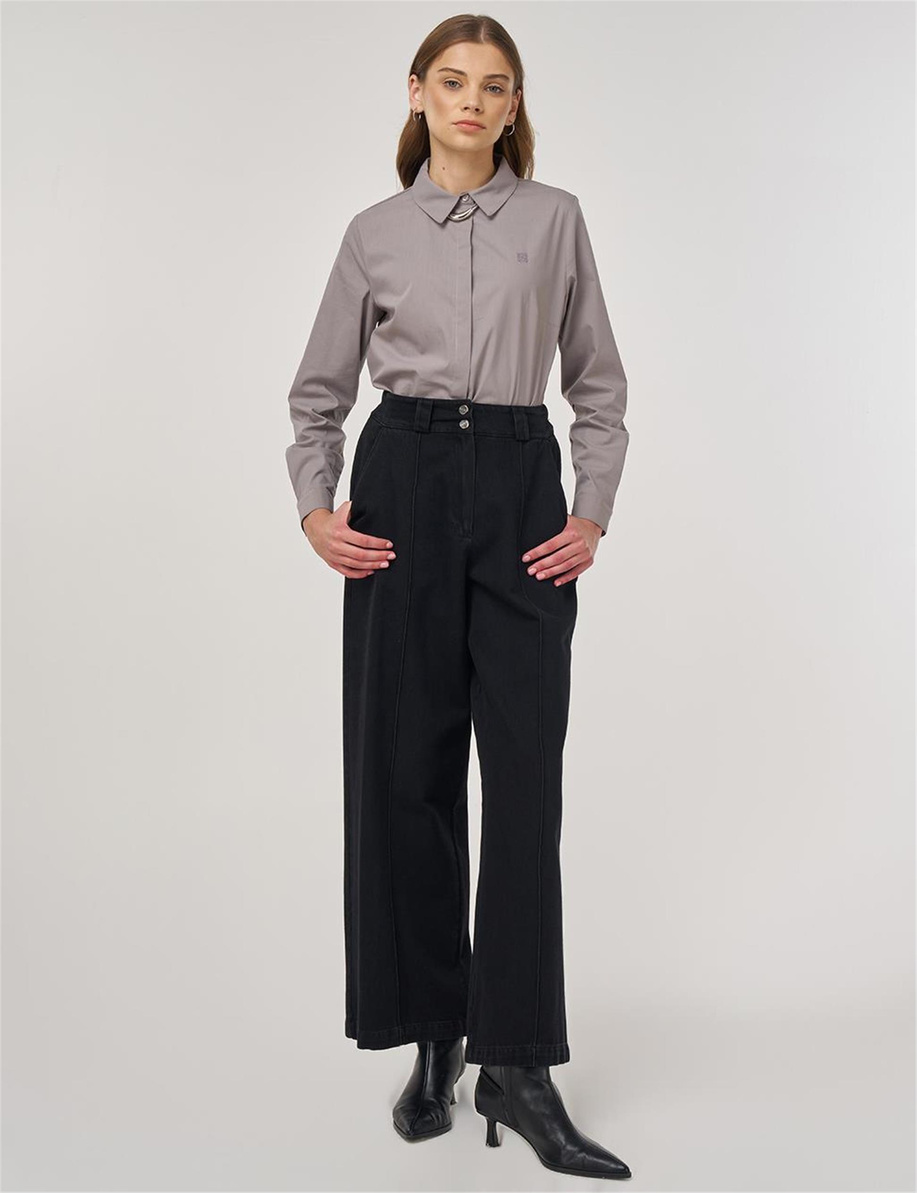 Marine Fit Denim Pantolon Siyah