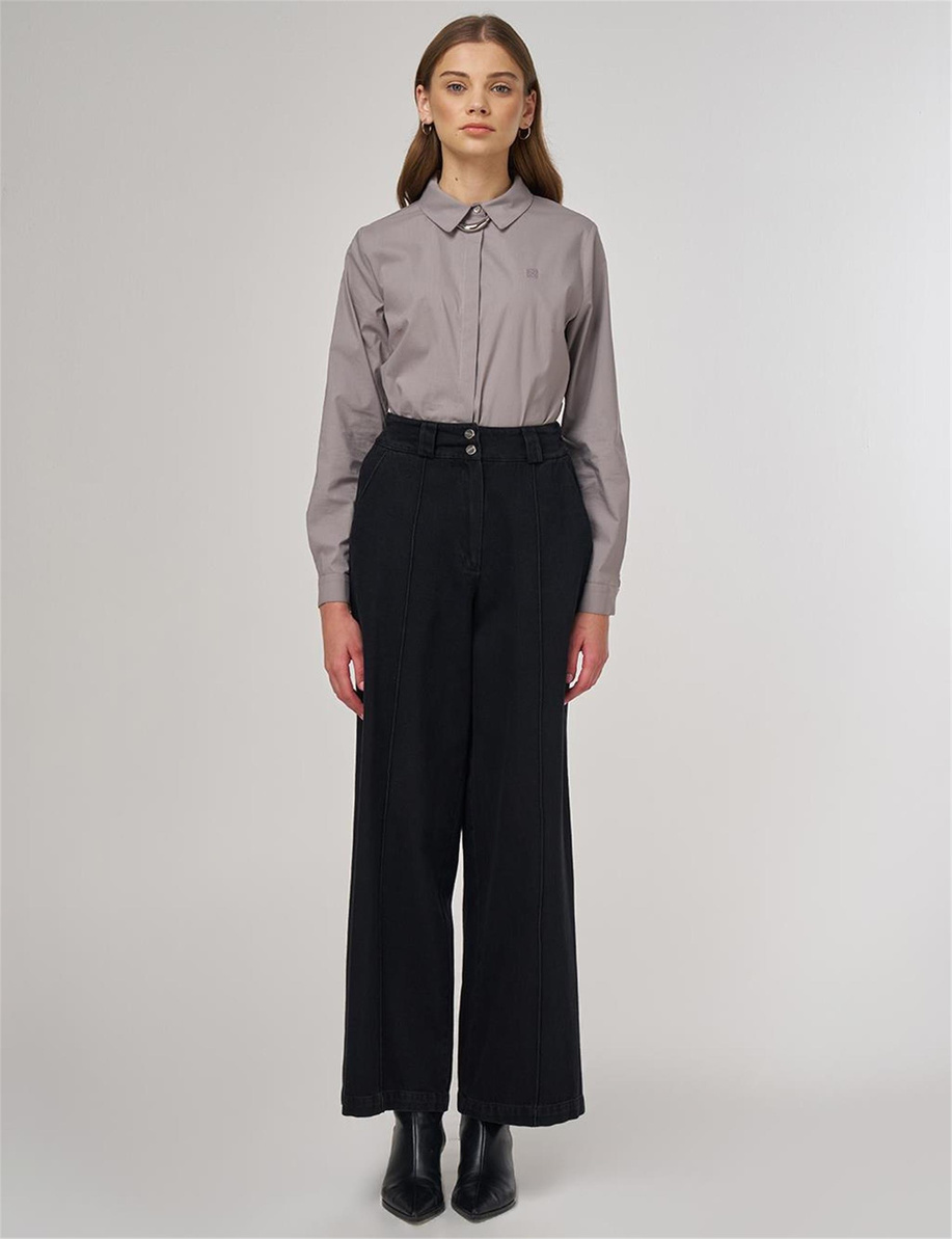 Marine Fit Denim Pantolon Siyah